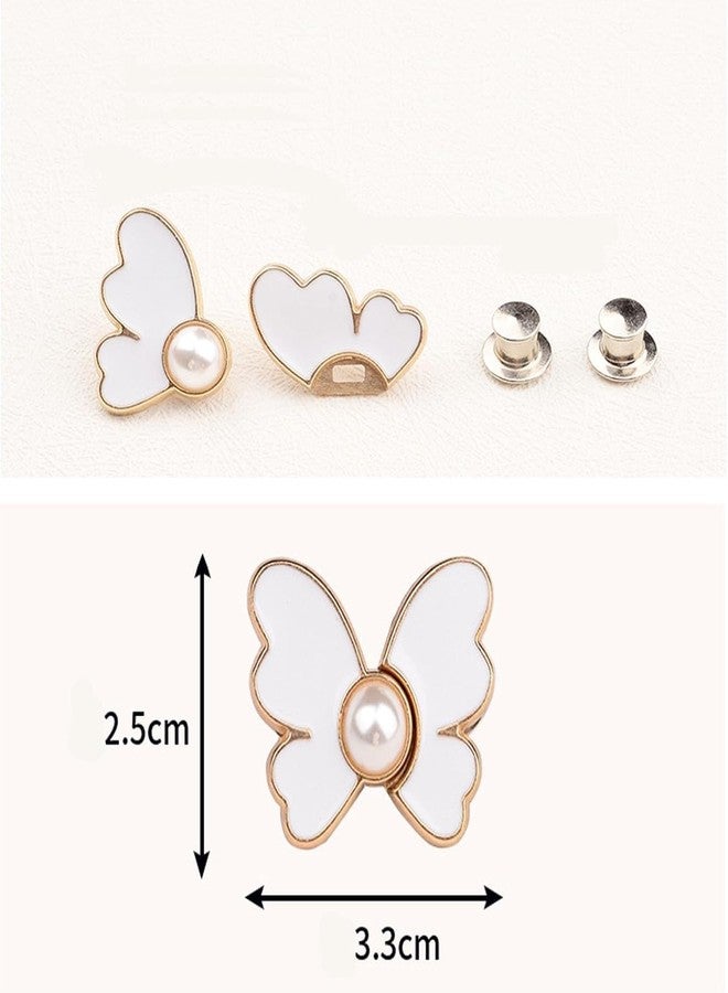 ZURATO Adjustable Buttons for Loose Jeans Pant Tightener Clip, Detachable Waist Buckles for Loose Jeans for Women, No Sew and No Tools Detachable Decorative Waist Buckle (Off-White, Pack of 2) - Image 2